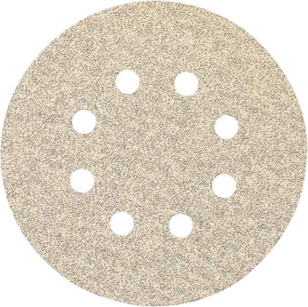 Porter-Cable - 5" Diam, 220 Grit, Zirconia Alumina Hook & Loop Disc - Very Fine Grade, Coated, C Weight Paper Backing, - Industrial Tool & Supply