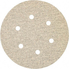 Porter-Cable - 6" Diam, 220 Grit, Zirconia Alumina Hook & Loop Disc - Very Fine Grade, Coated, C Weight Paper Backing, - Industrial Tool & Supply