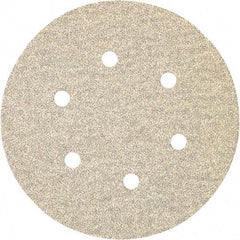 Porter-Cable - 6" Diam, 320 Grit, Zirconia Alumina Hook & Loop Disc - Very Fine Grade, Coated, C Weight Paper Backing, - Industrial Tool & Supply
