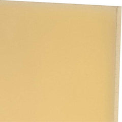 Made in USA - 1/4" Thick x 24" Wide x 2' Long, Polyurethane Sheet - Natural, 75D Hardness, ±0.015 Tolerance - Industrial Tool & Supply