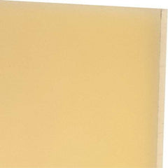 Made in USA - 1/4" Thick x 12" Wide x 1' Long, Polyurethane Sheet - Natural, 75D Hardness, ±0.015 Tolerance - Industrial Tool & Supply