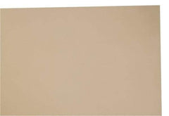 Made in USA - 1/16" Thick x 12" Wide x 1' Long, Polyurethane Sheet - Natural, 90A Hardness, ±0.010 Tolerance - Industrial Tool & Supply