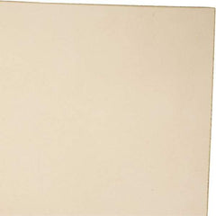 Made in USA - 1/8" Thick x 24" Wide x 1' Long, Polyurethane Sheet - Natural, 90A Hardness, ±0.010 Tolerance - Industrial Tool & Supply