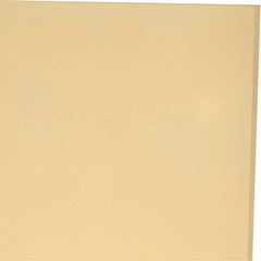 Made in USA - 1/8" Thick x 24" Wide x 1' Long, Polyurethane Sheet - Natural, 95A Hardness, ±0.010 Tolerance - Industrial Tool & Supply