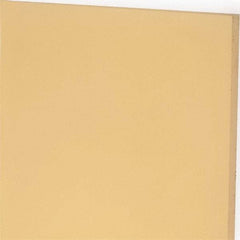 Made in USA - 3/16" Thick x 12" Wide x 1' Long, Polyurethane Sheet - Natural, 95A Hardness, ±0.010 Tolerance - Industrial Tool & Supply