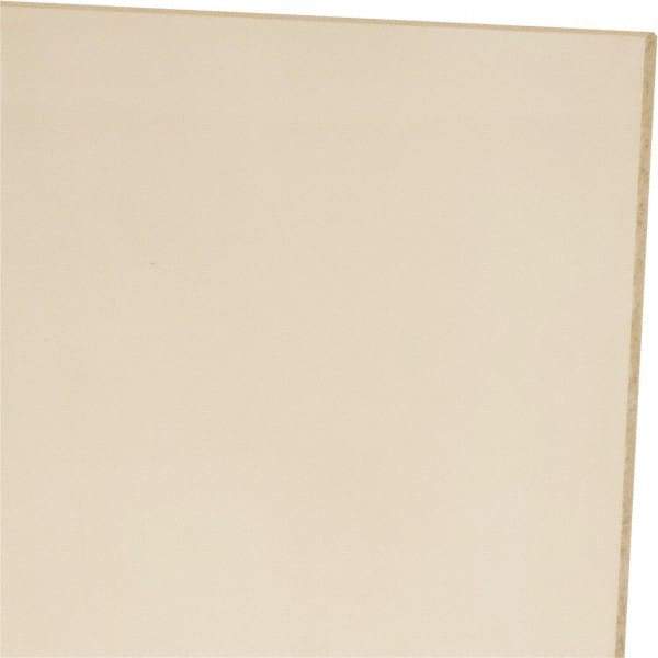 Made in USA - 1/8" Thick x 48" Wide x 4' Long, Polyurethane Sheet - Natural, 60A Hardness, ±0.010 Tolerance - Industrial Tool & Supply