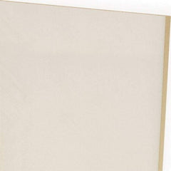 Made in USA - 3/16" Thick x 12" Wide x 1' Long, Polyurethane Sheet - Natural, 60A Hardness, ±0.010 Tolerance - Industrial Tool & Supply