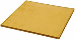 Made in USA - 3/8" Thick x 12" Wide x 1' Long, Polyurethane Sheet - Natural, 60A Hardness, ±0.015 Tolerance - Industrial Tool & Supply