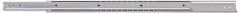 Sugatsune - 12" Slide Length, 9" Travel Length, Stainless Steel Ball Bearing Slide - 107 Lb Capacity at Full Extension - Industrial Tool & Supply