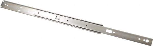 Sugatsune - 18" Slide Length, 13" Travel Length, Stainless Steel Ball Bearing Slide - 90 Lb Capacity at Full Extension - Industrial Tool & Supply