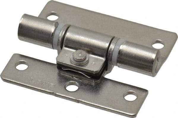 Sugatsune - 1-63/64" Long x 1-11/16" Wide x 5/64" Thick, Stainless Steel Torque Hinge - Stainless Steel, Polished Finish - Industrial Tool & Supply