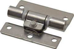 Sugatsune - 1-63/64" Long x 1-11/16" Wide x 5/64" Thick, Stainless Steel Torque Hinge - Stainless Steel, Polished Finish - Industrial Tool & Supply
