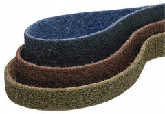 Brite Star - 2" Wide x 132" OAL, 80 Grit, Aluminum Oxide Abrasive Belt - Aluminum Oxide, Coarse, Nonwoven, Series SC-BS - Industrial Tool & Supply