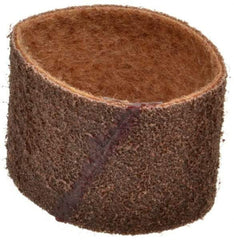 Brite Star - 3" Wide x 10-11/16" OAL, 80 Grit, Aluminum Oxide Abrasive Belt - Aluminum Oxide, Coarse, Nonwoven, Series SC-BS - Industrial Tool & Supply