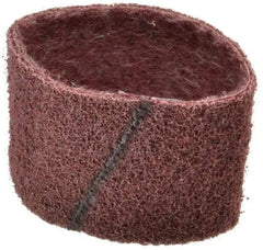 Brite Star - 3" Wide x 10-11/16" OAL, 120 Grit, Aluminum Oxide Abrasive Belt - Aluminum Oxide, Medium, Nonwoven, Series SC-BS - Industrial Tool & Supply