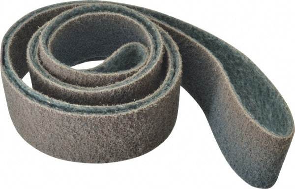 Brite Star - 3" Wide x 132" OAL, 320 Grit, Aluminum Oxide Abrasive Belt - Aluminum Oxide, Very Fine, Nonwoven, Series SC-BS - Industrial Tool & Supply
