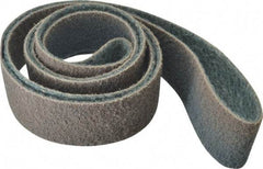Brite Star - 3" Wide x 132" OAL, 320 Grit, Aluminum Oxide Abrasive Belt - Aluminum Oxide, Very Fine, Nonwoven, Series SC-BS - Industrial Tool & Supply
