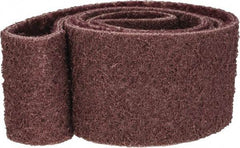 Brite Star - 2-1/2" Wide x 60" OAL, 120 Grit, Aluminum Oxide Abrasive Belt - Aluminum Oxide, Medium, Nonwoven, Series SC-BS - Industrial Tool & Supply