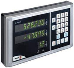 Fagor - 2 Axis, Milling DRO System - 1µm Resolution, 5µmm Accuracy, LED Display - Industrial Tool & Supply