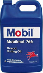 Mobil - Mobilmet 766, 1 Gal Bottle Cutting Fluid - Straight Oil, For Automatic Lathe Operations, Broaching, Gear Shaving, Milling, Parting-Off, Planing, Shaping, Tapping, Threading - Industrial Tool & Supply