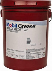 Mobil - 35.2 Lb Pail Lithium High Temperature Grease - Dark Blue, High Temperature, NLGIG 2, - Industrial Tool & Supply
