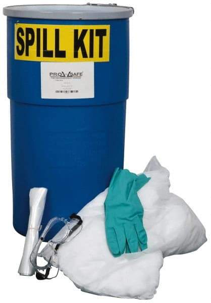 PRO-SAFE - Oil Only Spill Kit - 14 Gal Polypropylene Pail - Industrial Tool & Supply