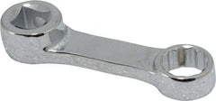 Proto - 1/2" 12 Point 3/8" Drive Chrome Box End Torque Adapters - 47/64" Head Diam x 21/64" Head Thickness, 2-25/32" OAL - Industrial Tool & Supply