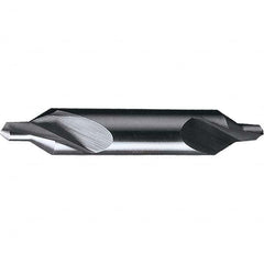 Chicago-Latrobe - #6 Plain Cut 60° Incl Angle High Speed Steel Combo Drill & Countersink - Industrial Tool & Supply