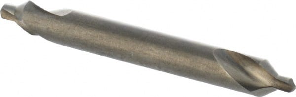 Chicago-Latrobe - #2 Plain Cut 60° Incl Angle High Speed Steel Combo Drill & Countersink - Industrial Tool & Supply
