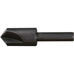 Chicago-Latrobe - 3/4" Head Diam, 1/2" Shank Diam, 3 Flute 82° High Speed Steel Countersink - Industrial Tool & Supply