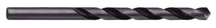 Chicago-Latrobe - 21/64" 118° High Speed Steel Jobber Drill - Oxide Finish, Right Hand Cut, Spiral Flute, Straight Shank, 4-5/8" OAL, Split Point - Industrial Tool & Supply