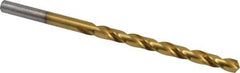 Chicago-Latrobe - #13 118° High Speed Steel Jobber Drill - TiN Finish, Right Hand Cut, Spiral Flute, Straight Shank, 3-1/2" OAL, Standard Point - Industrial Tool & Supply