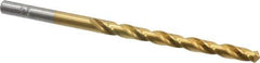 Chicago-Latrobe - #14 118° High Speed Steel Jobber Drill - TiN Finish, Right Hand Cut, Spiral Flute, Straight Shank, 3-3/8" OAL, Standard Point - Industrial Tool & Supply
