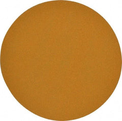 Made in USA - 6" Diam, 60 Grit, Aluminum Oxide Hook & Loop Disc - Medium Grade, Coated, E Weight Paper Backing, - Industrial Tool & Supply