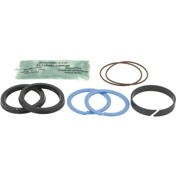 Parker - 2" Bore, 4MA Piston Seal Kit - Fits Parker - Industrial Tool & Supply