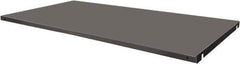 Durham - Gray, Steel, Cabinet Shelf - 45-15/16" Wide x 20-27/32" Deep x 3" High Body - Industrial Tool & Supply