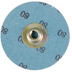 Standard Abrasives - 1" Disc Diam, 240 Grit, Aluminum Oxide Quick Change Disc - Type S Attaching System, Coated, Brown, Very Fine Grade, 20,000 RPM - Industrial Tool & Supply