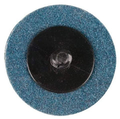 Standard Abrasives - 1" Disc Diam, 40 Grit, Aluminum Oxide Quick Change Disc - Type R Attaching System, Coated, Brown, Coarse Grade, 40,000 RPM - Industrial Tool & Supply