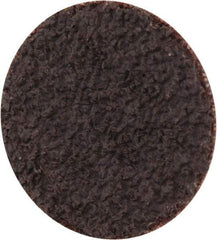 Tru-Maxx - 1" Disc Diam, 36 Grit, Aluminum Oxide Quick Change Disc - Type S Attaching System, Coated, Brown, Very Coarse Grade, 30,000 RPM - Industrial Tool & Supply