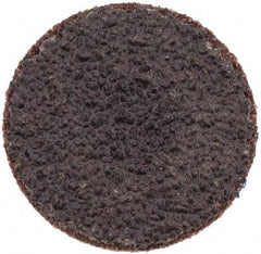 Tru-Maxx - 1" Disc Diam, 40 Grit, Aluminum Oxide Quick Change Disc - Type S Attaching System, Coated, Brown, Coarse Grade, 30,000 RPM - Industrial Tool & Supply