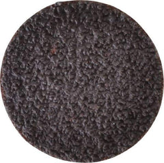 Tru-Maxx - 1-1/2" Disc Diam, 36 Grit, Aluminum Oxide Quick Change Disc - Type S Attaching System, Coated, Brown, Very Coarse Grade, 30,000 RPM - Industrial Tool & Supply