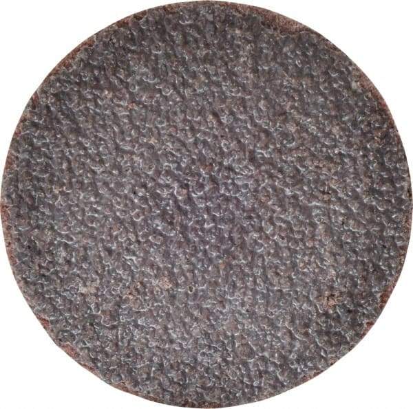 Tru-Maxx - 1-1/2" Disc Diam, 40 Grit, Aluminum Oxide Quick Change Disc - Type S Attaching System, Coated, Brown, Coarse Grade, 30,000 RPM - Industrial Tool & Supply