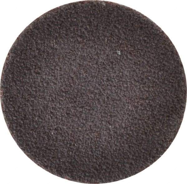 Tru-Maxx - 1-1/2" Disc Diam, 60 Grit, Aluminum Oxide Quick Change Disc - Type S Attaching System, Coated, Brown, Medium Grade, 30,000 RPM - Industrial Tool & Supply