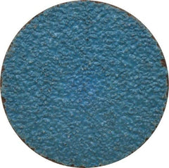 Tru-Maxx - 2" Disc Diam, 36 Grit, Zirconia Alumina Quick Change Disc - Type S Attaching System, Coated, Blue, Very Coarse Grade, 30,000 RPM - Industrial Tool & Supply