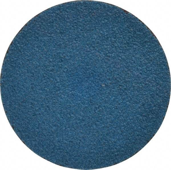 Tru-Maxx - 2" Disc Diam, 60 Grit, Zirconia Alumina Quick Change Disc - Type S Attaching System, Coated, Blue, Medium Grade, 30,000 RPM - Industrial Tool & Supply