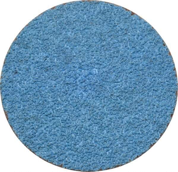 Tru-Maxx - 3" Disc Diam, 36 Grit, Zirconia Alumina Quick Change Disc - Type S Attaching System, Coated, Blue, Very Coarse Grade, 20,000 RPM - Industrial Tool & Supply