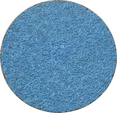 Tru-Maxx - 3" Disc Diam, 36 Grit, Zirconia Alumina Quick Change Disc - Type S Attaching System, Coated, Blue, Very Coarse Grade, 20,000 RPM - Industrial Tool & Supply