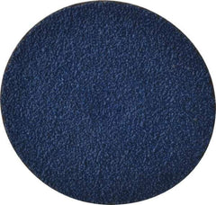 Tru-Maxx - 3" Disc Diam, 40 Grit, Zirconia Alumina Quick Change Disc - Type S Attaching System, Coated, Blue, Coarse Grade, 20,000 RPM - Industrial Tool & Supply