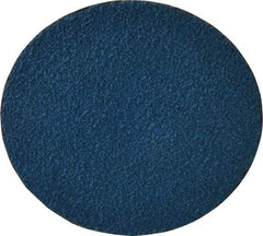 Tru-Maxx - 3" Disc Diam, 50 Grit, Zirconia Alumina Quick Change Disc - Type S Attaching System, Coated, Blue, Coarse Grade, 20,000 RPM - Industrial Tool & Supply