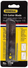 General - Cutter Replacement Cutting Blade - Use with General Tool 115, Cuts PVC, ABS and PE tubing - Industrial Tool & Supply